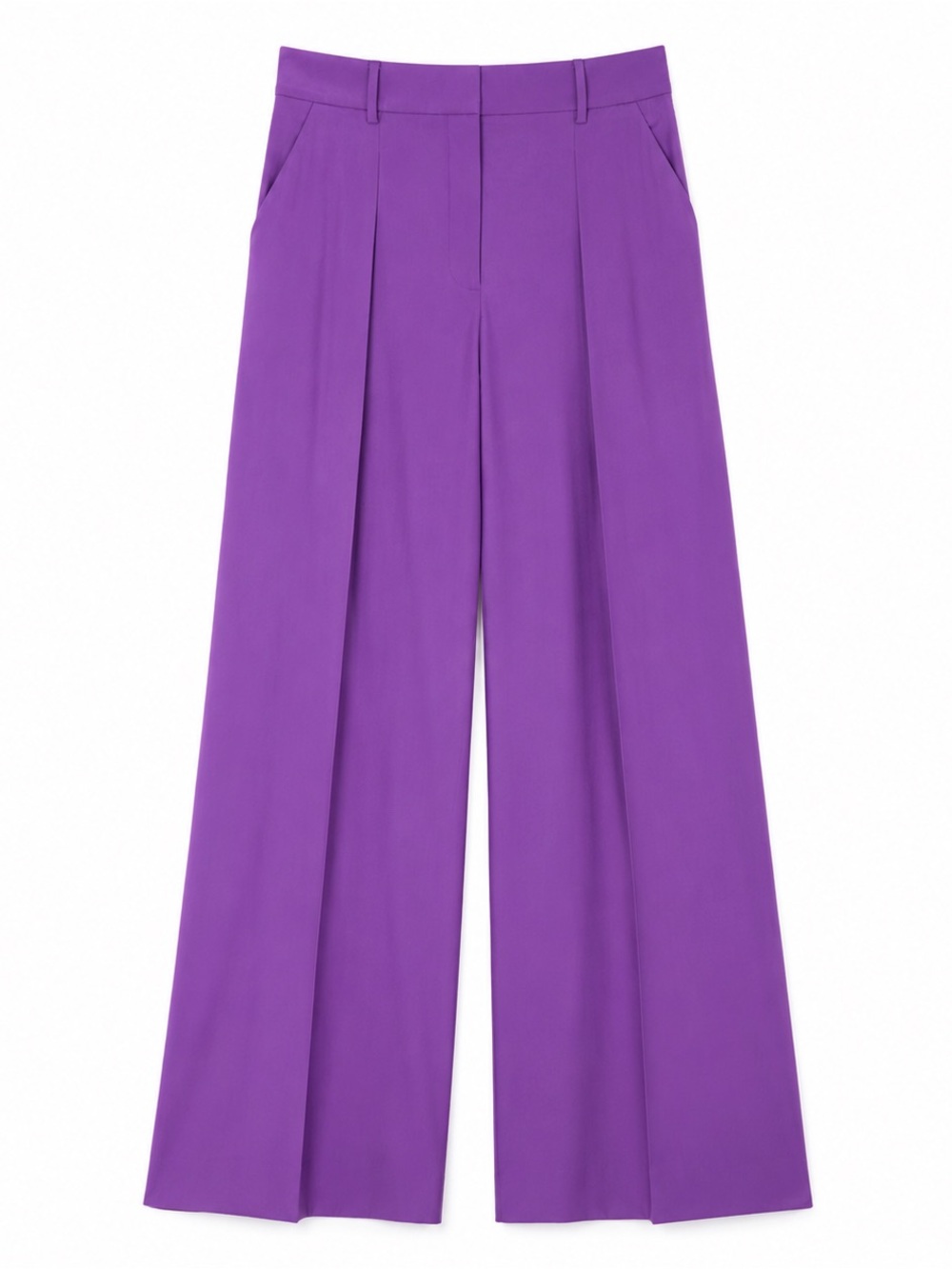 NWT Veronica Beard Sonia Wide Leg Pants Orchid Dusk Purple Size 12
